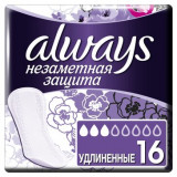 Прокладки ежедневные ароматизированные Always Незаметная Защита Удлиненные 16 шт
