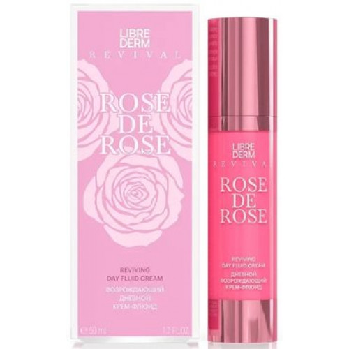 Librederm rose de rose крем-флюид дневной возрождающий 50мл