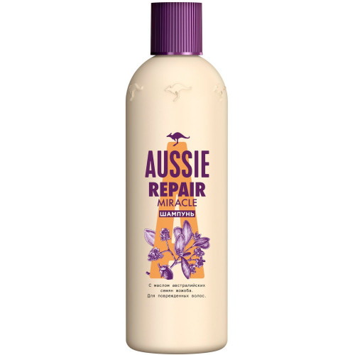 Aussie Repair Miracle Шампунь 300мл, Для Поврежденных Волос
