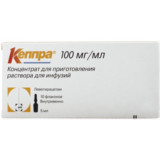 Кеппра концентрат для приготовления раствора для инф. 100 мг/мл 5 мл фл 10 шт