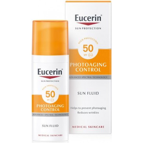Eucerin Photoaging Control флюид для лица солнцезащитный spf50 50мл
