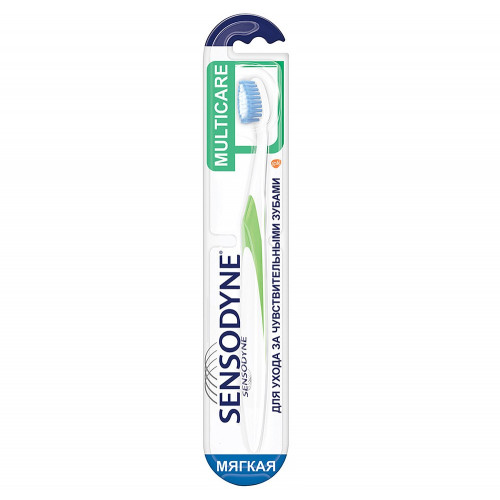 Зубная щетка Sensodyne Комплексная Защита для чувствительных зубов для деликатной чистки, Мягкая, в ассортименте