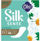 Ola! silk sense прокладки ежедневные daily deo 60 шт ромашка