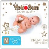 Подгузники YokoSun Premium, M (5-10 кг), 62 шт