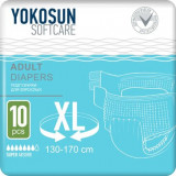 Подгузники YokoSun для взрослых, размер XL (130-170), 10 шт