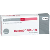 Лизиноприл-OBL таб 5 мг 30 шт