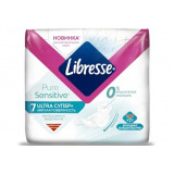 Libresse PureSensitive Ultra Супер+ прокладки с мягкой поверхностью 7 шт