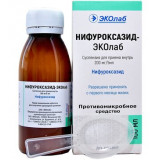 Нифуроксазид-эколаб суспензия для приема внутрь 200 мг/5мл 100 мл