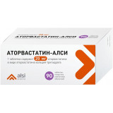 Аторвастатин-АЛСИ таб 20мг 90 шт
