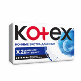 KOTEX Ночные Экстра длинные прокладки 4 шт