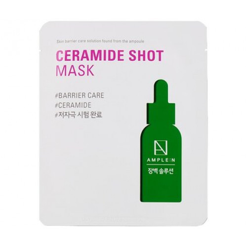 Amplen ceramide shot маска восстанавливающая тканевая 1 шт с церамидами