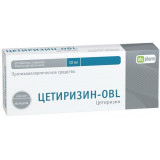 Цетиризин-OBL таб 10 мг 10 шт