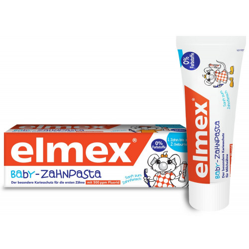 Еlmex детская зубная паста для детей от 0 до 2 лет 50 мл