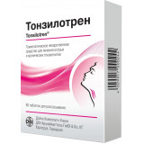 Тонзилотрен таблетки для рассасывания гомеопатические 60 шт
