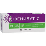 Фенибут-С таб 250 мг 30 шт
