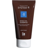 System 4 Shale Oil Терапевтический шампунь №4 для очень жирной и чувствительной кожи головы 75 мл
