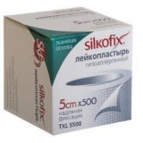 Silkofix лейкопластырь на тканевой основе 5см x 500см