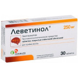 Леветинол таб п/об пленочной 250мг 30 шт