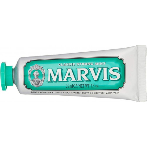 Marvis паста зубная классическая 25мл зеленая туба насыщенная мята