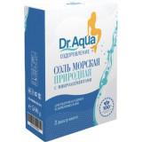 Dr.aqua соль для ванн морская природная 0.5кг ф/пак 2 шт кор.карт.
