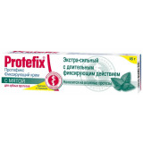 Protefix (Протефикс) Крем фиксирующий с мятой для зубных протезов 47 г