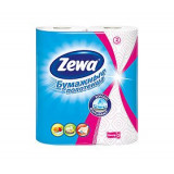 Zewa полотенце бумажное двухслойное кухонное декор 2 шт