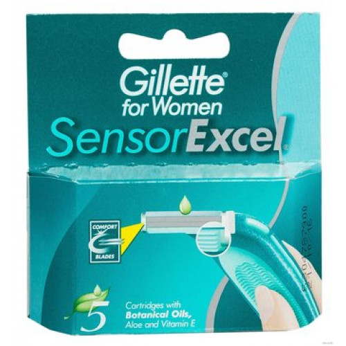 Gillette sensor excel кассеты женские 5 шт алоэ