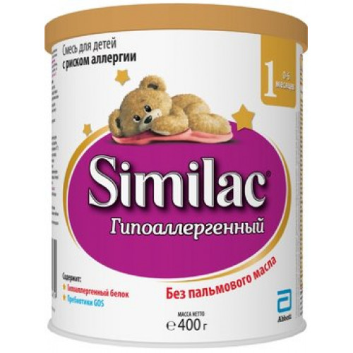 Similac 1 Гипоаллергенный смесь молочная 400 г