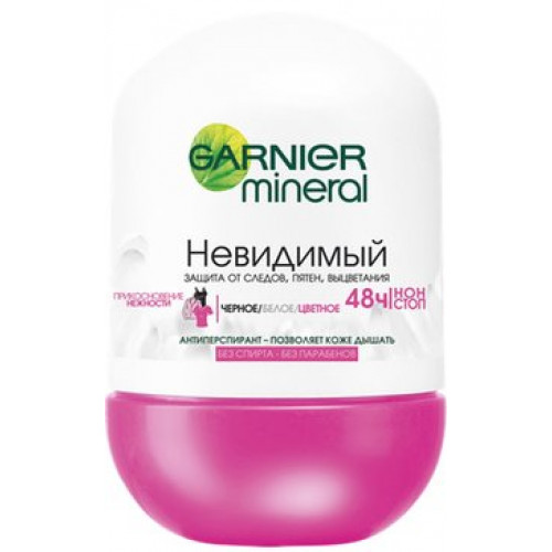 Garnier mineral дезодорант-ролик женский невидимый 50мл