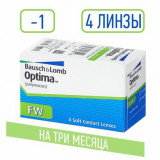 Optima FW контактные линзы плановой замены  /-1/ 4 шт