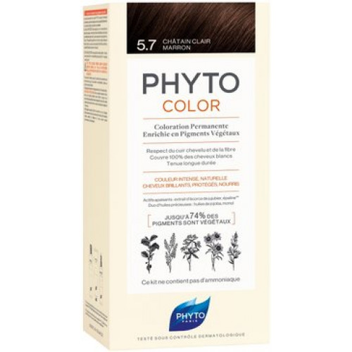 Фитосолба фитоколор крем-краска для волос светлый каштан