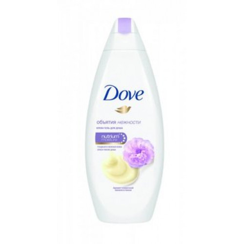 Dove крем-гель для душа 250мл сливочная ваниль и пион