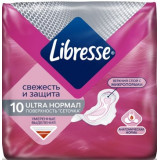 Libresse Ultra Нормал прокладки поверхность сеточка 10 шт