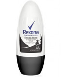 Rexona антиперспирант-ролик женский 50мл невидимый на черном и белом