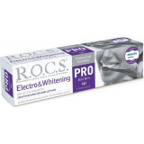 R.o.c.s pro паста зубная electro & whitening mild mint 135г