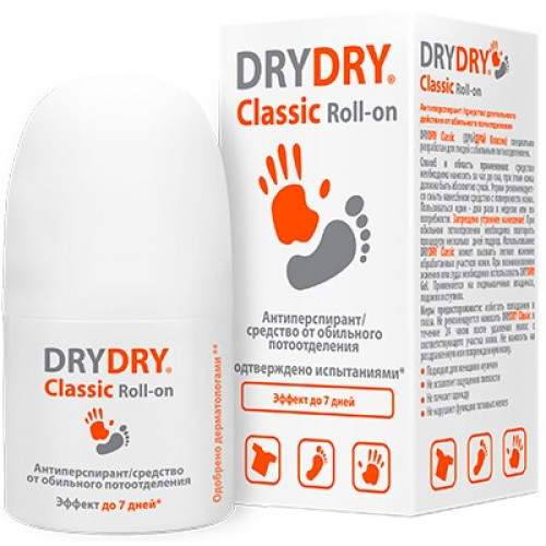 DRYDRY Classic Roll-on Средство от обильного потоотделения 35 мл