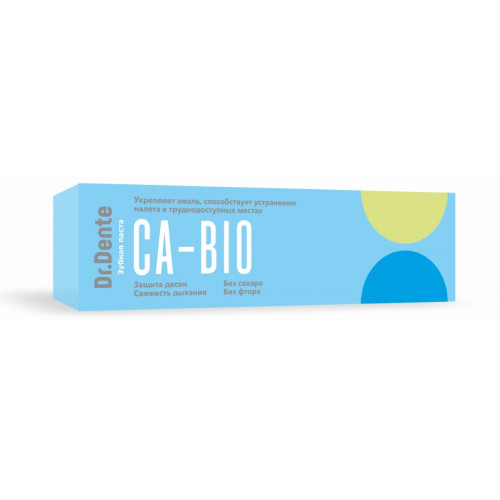 Зубная паста Dr.Dente для укрепления эмали 130 г Ca-bio