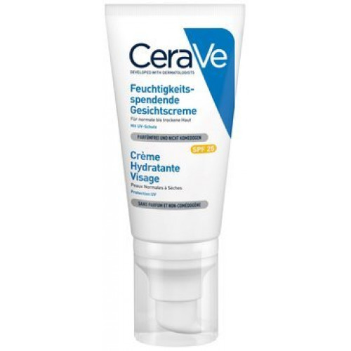 CeraVe Увлажняющий лосьон для лица для нормальной и сухой кожи SPF25, 52 мл