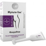 Мульти-гин Флорафем гель для нормализации вагинальной микрофлоры 5мл 5 шт