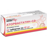 Аторвастатин-сз таб п/об пленочной 40мг 30 шт