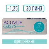 Acuvue 1-day oasys линзы контактные with hydraluxe -1.25/8.5/14.3 30 шт