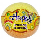 Бурлящий шар для ванны Happy Оранжевое настроение 130 г