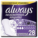 Прокладки ежедневные ароматизированные Always Незаметная Защита Удлиненные, 28 шт