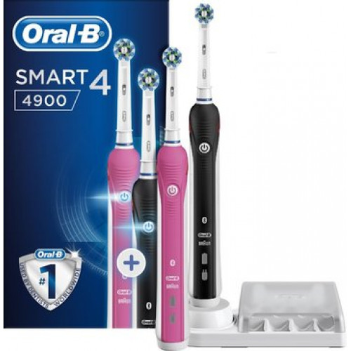 Oral-b щетка зубная электрическая smart4 4900 набор 2 шт
