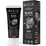 R.o.c.s паста зубная отбеливающая черная 74г black edition