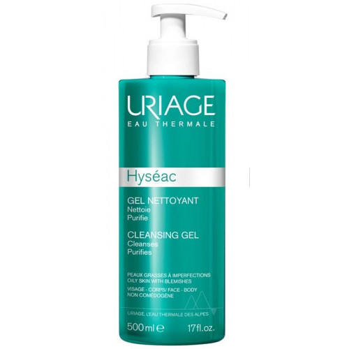 Uriage Hyseac Гель для лица и тела очищающий 500 мл