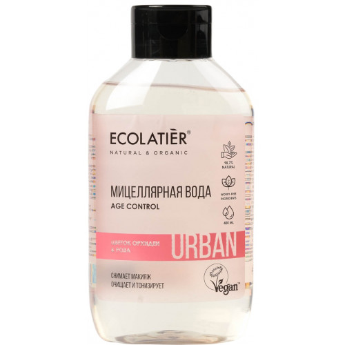 Ecolatier Мицеллярная вода для снятия макияжа цветок орхидеи & роза 400 мл