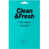 Eunyul clean & fresh маска тканевая для очищающего и увлажняющего эффекта 22мл