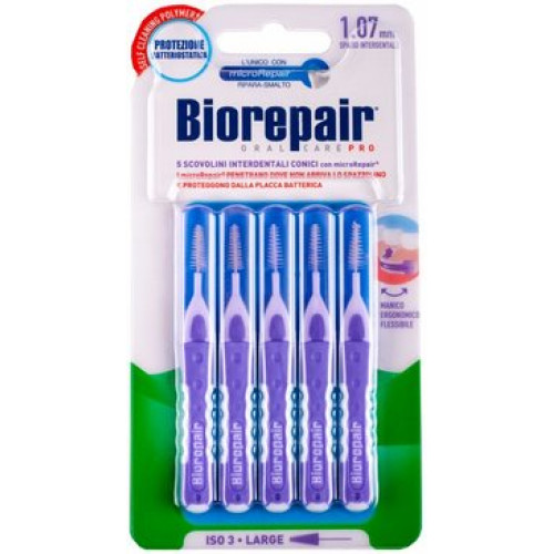 Biorepair Brushes 1.07 мм Зубные ершики конические для ортодонтических конструкций 5 шт
