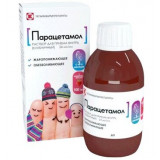 Парацетамол раствор 24 мг/мл 100 мл, клубничный вкус